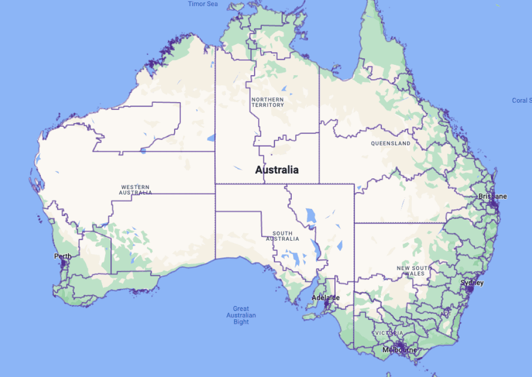 Australian Commonwealth electoral boundaries (ABS)