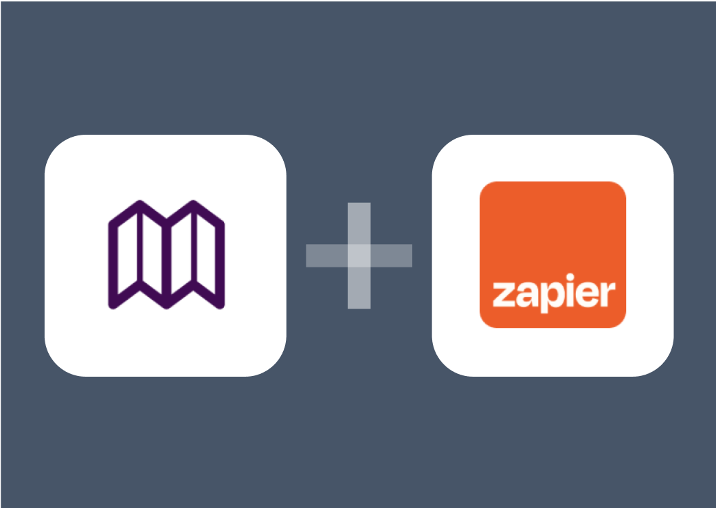 Mapulus and Zapier intergration logos
